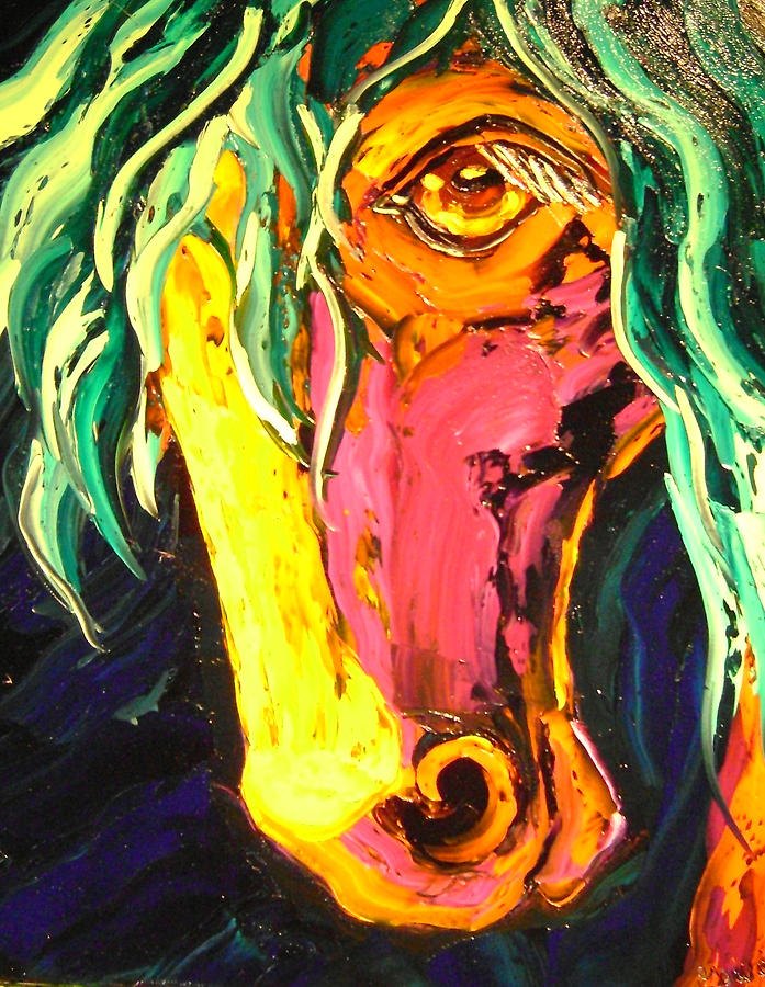 Horse Painting - Horse by Isabelle Gervais Horse Painting - Horse by Isabelle Gervais