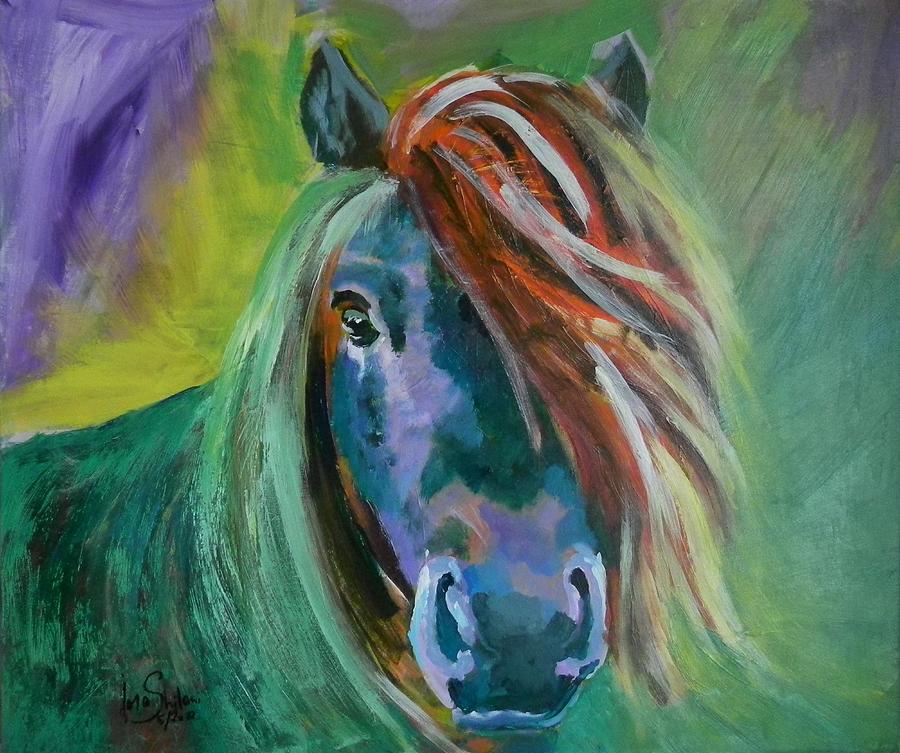 Horse Painting by Jolanta Shiloni