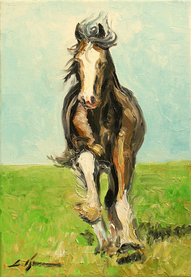 Horse Painting by Luke Karcz