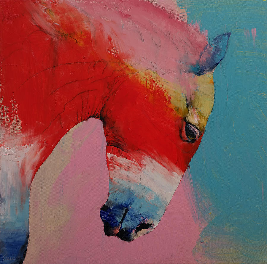Horse Painting by Michael Creese