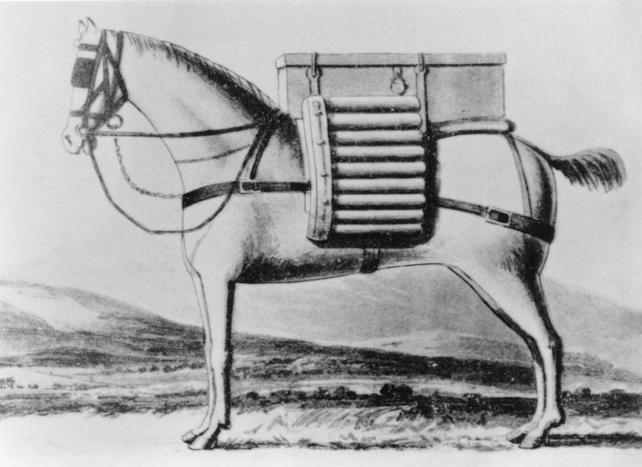 Horse-mounted Rockets Photograph by Science Photo Library