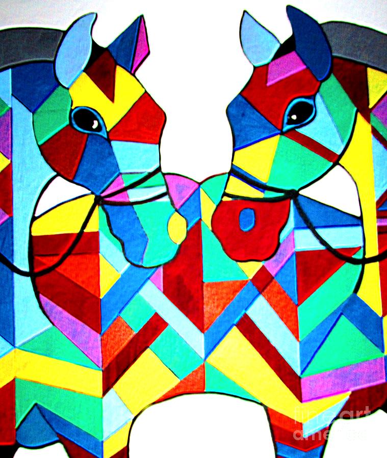 Horse of a Different Color Painting by Amy Sorrell