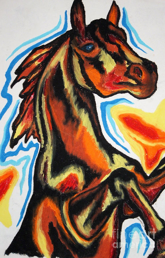 Horse Of A Different Color Drawing