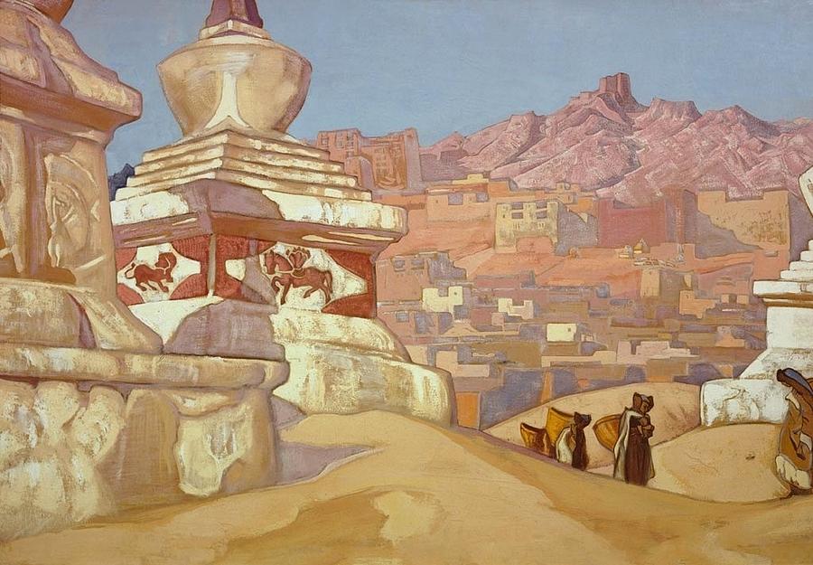 Nicholas Roerich Painting - Horse of the Happiness by Nicholas Roerich
