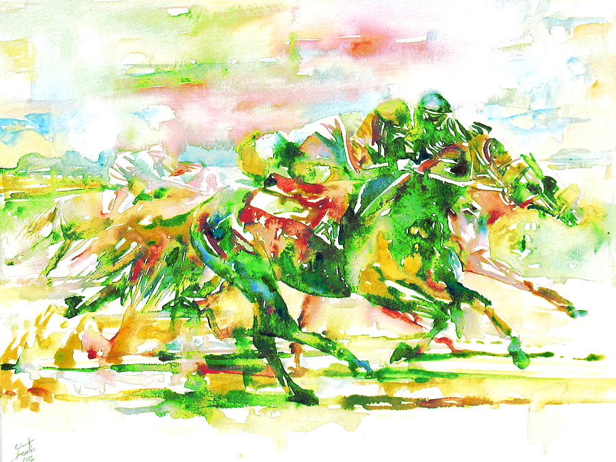 Horse Painting.10 Painting by Fabrizio Cassetta