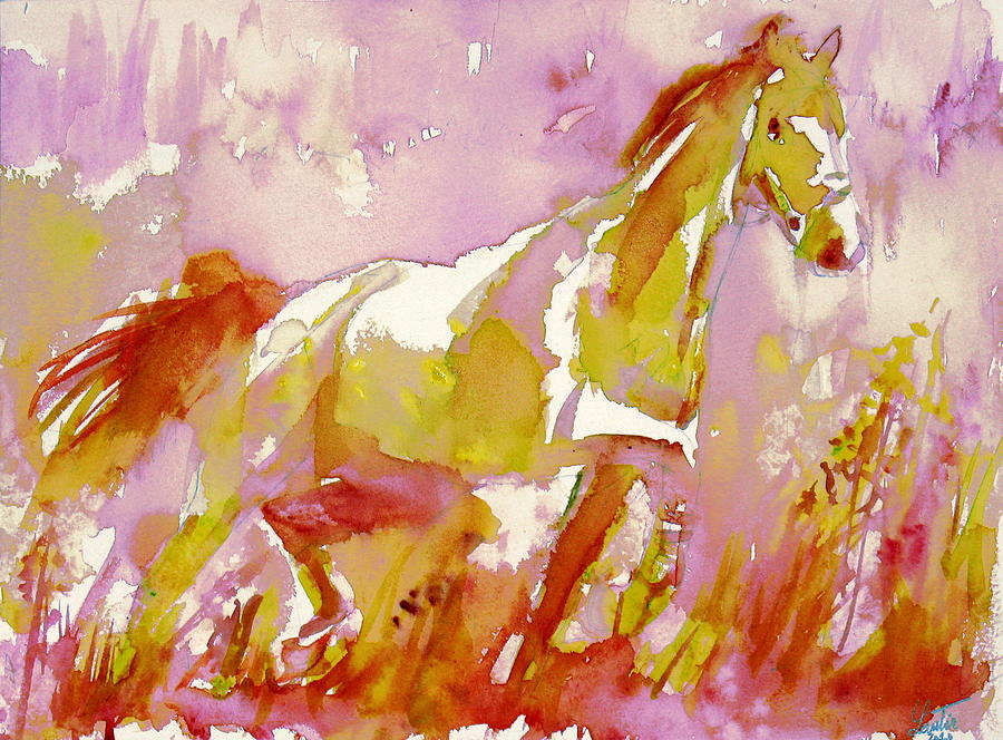 Horse Painting.43 Painting by Fabrizio Cassetta