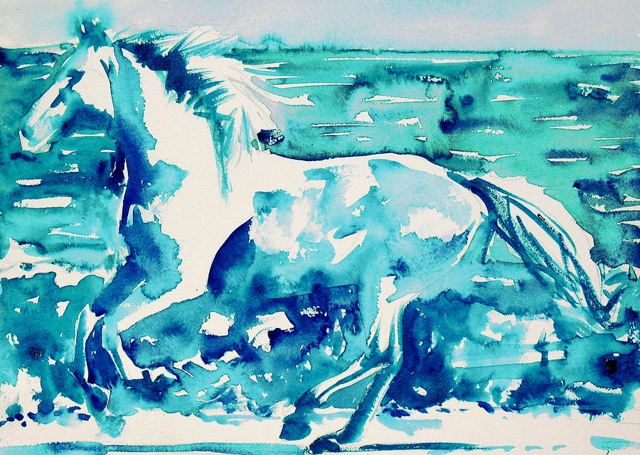 Horse Painting.44 Painting by Fabrizio Cassetta