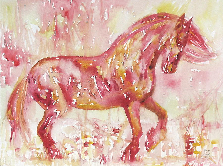 Horse Painting.5 Painting by Fabrizio Cassetta