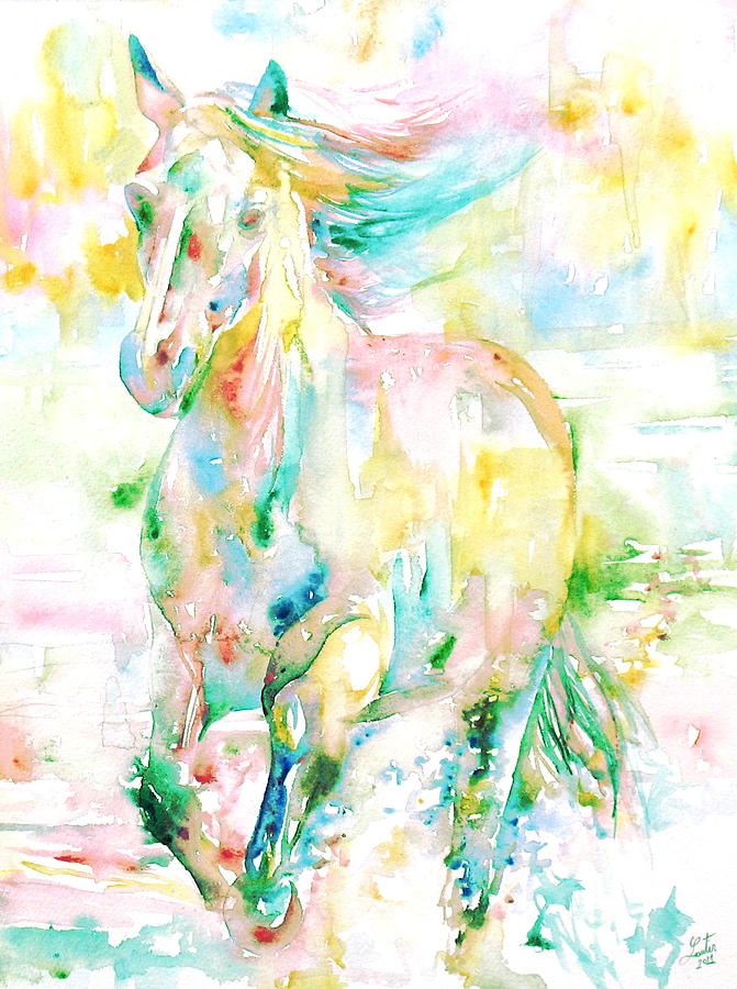 Horse Painting.9 Painting by Fabrizio Cassetta