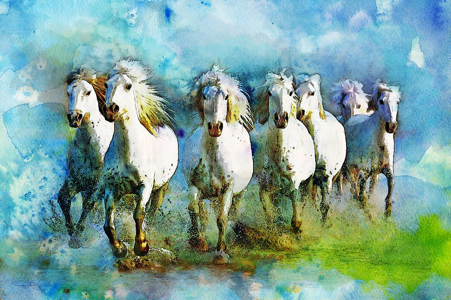 Horse Paintings 005 Painting