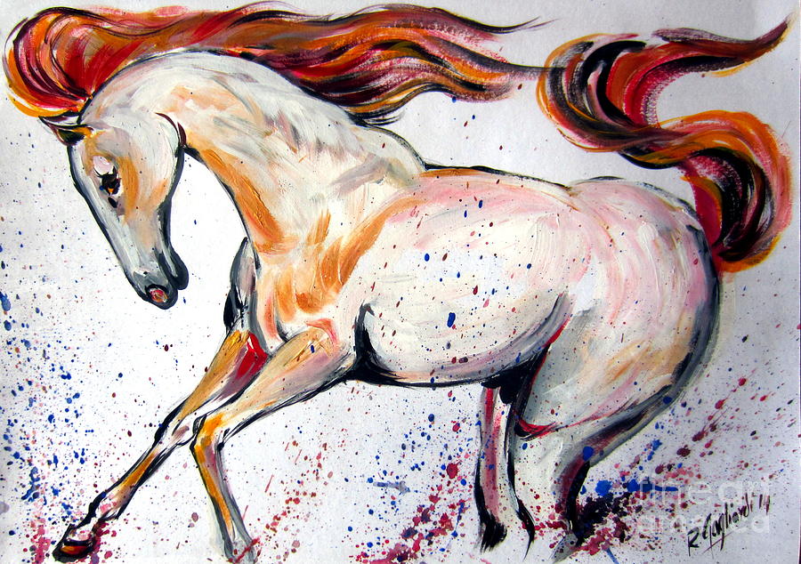 Horse power 2 Painting by Roberto Gagliardi