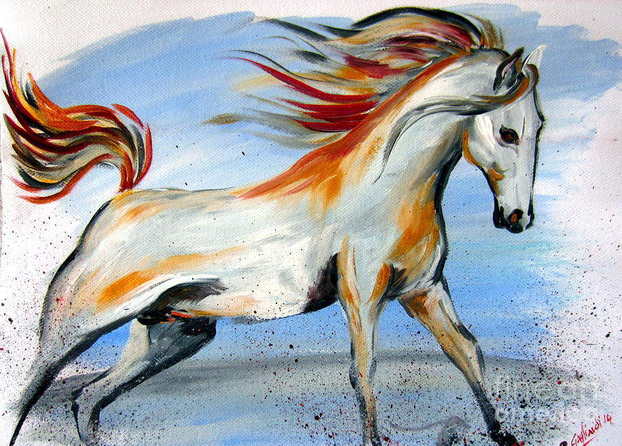 Horse power Painting by Roberto Gagliardi