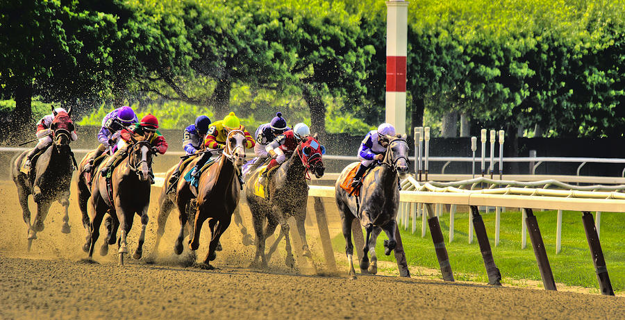 Horse Racing Photograph by Roni Chastain