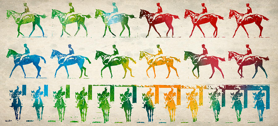 Horse Rider Locomotion Digital Art