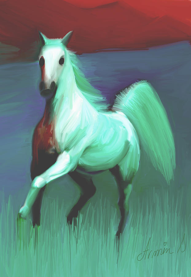 Horse spirit Painting by Armin Sabanovic