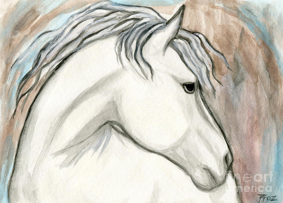 Horse With No Name Painting by Roz Abellera