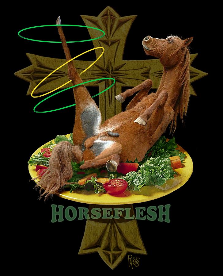 Horseflesh Digital Art by Scott Ross