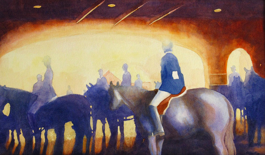 Horses and Riders Painting by George Harth