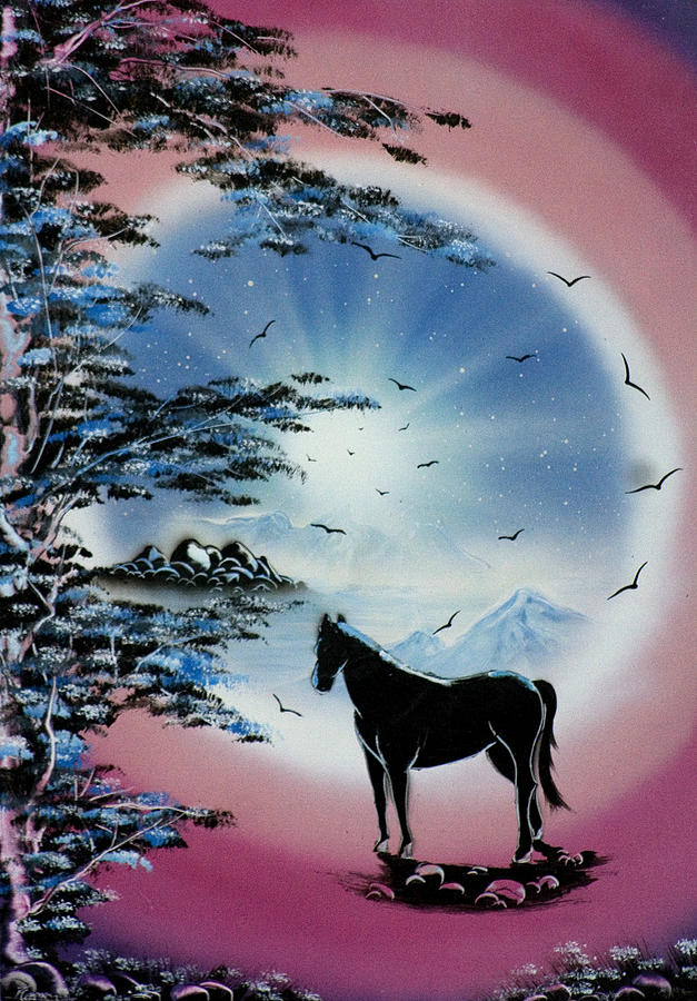 Horses Dream  Painting by Ronny Or Haklay