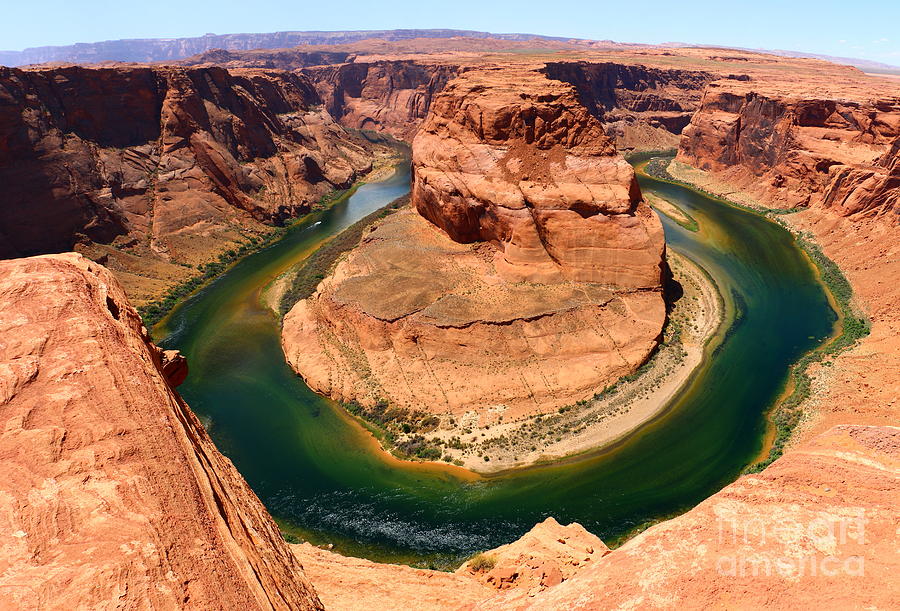 Horseshoe Bend - Natures Awesome Work Photograph by Christiane Schulze Art And Photography
