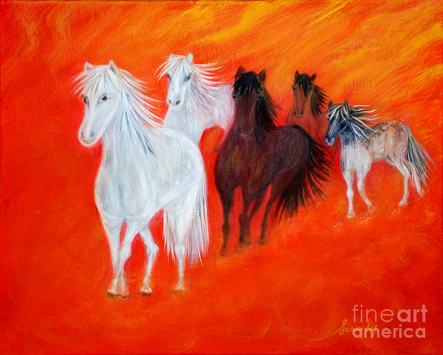 Horses.Soul Collection. Painting by Oksana Semenchenko