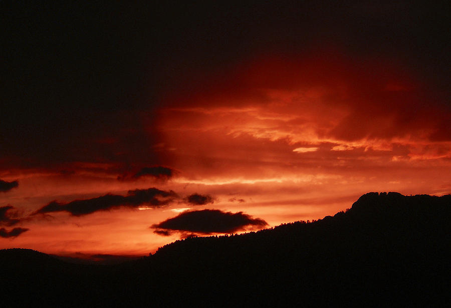 Nature Photograph - Horsetooth Sunset by David Kehrli