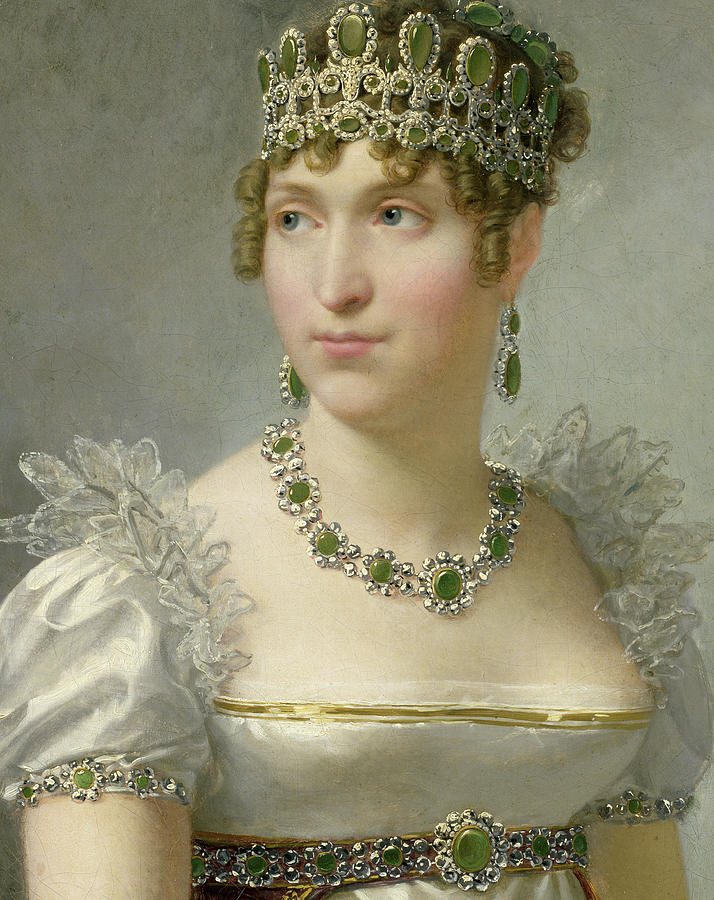 Portrait Painting - Hortense de Beauharnais by Jean-Baptiste Regnault