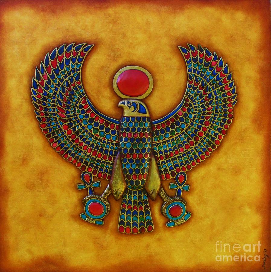 Horus Mixed Media by Joseph Sonday