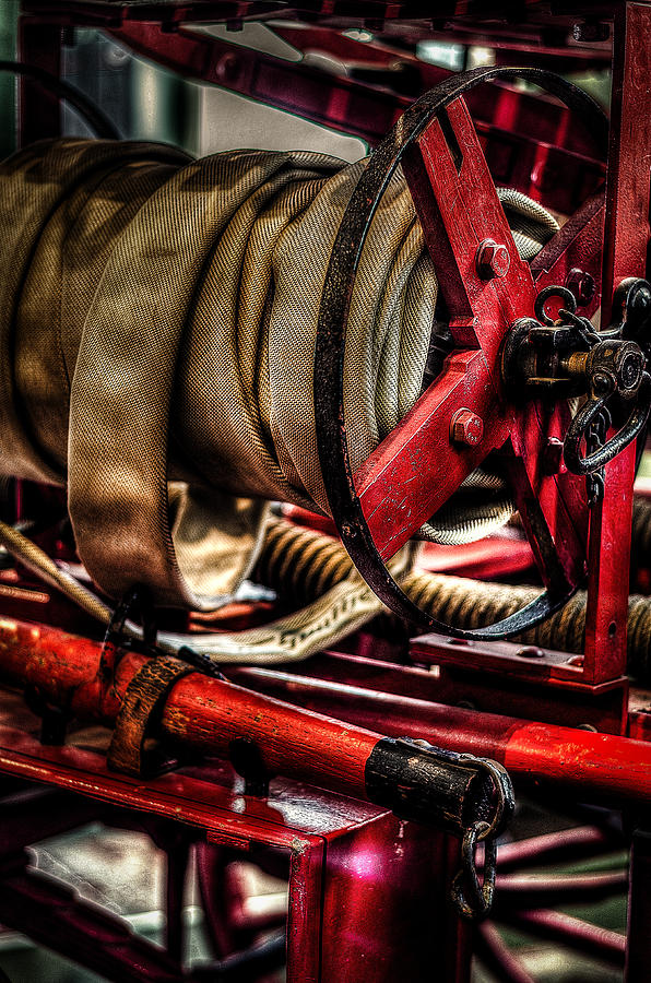 Hose on the Reel Photograph by David Morefield