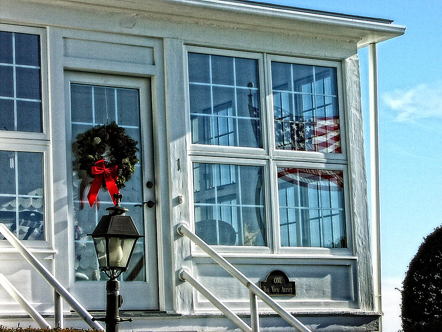 Hospital Point Light Windows Photograph by Mike Martin