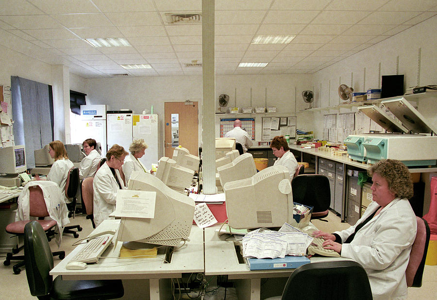 Hospital Records Room by Sotiris Zafeiris/science Photo Library