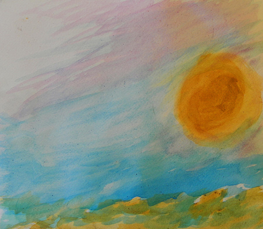 Hospital Sun Painting by Judith Redman