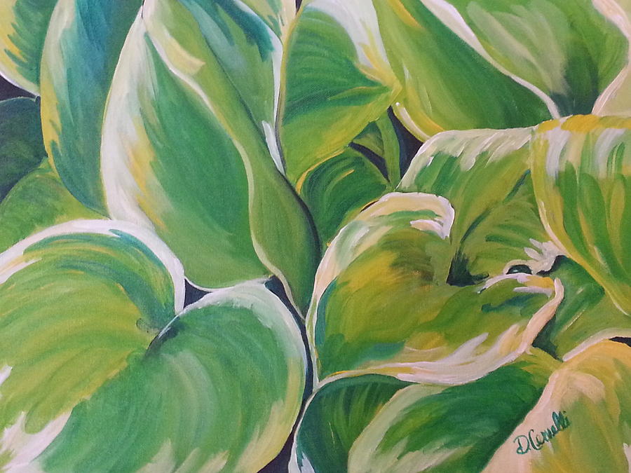 Hosta Garden by Donna Cervelli