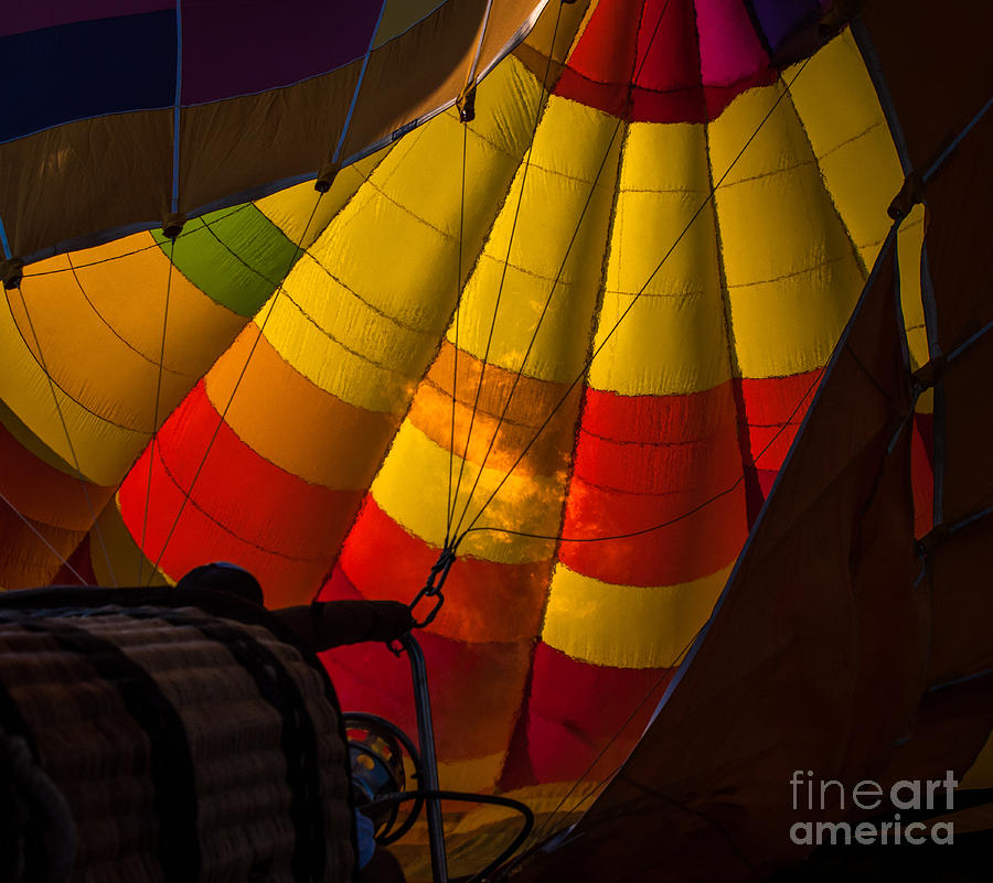 Hot Air Balloon Closeup Photograph by Ronald Grogan