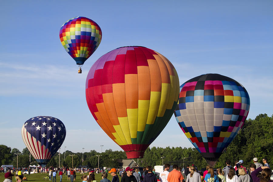 Hot Air Balloon Festival in Decatur Alabama  Photograph by Kathy Clark