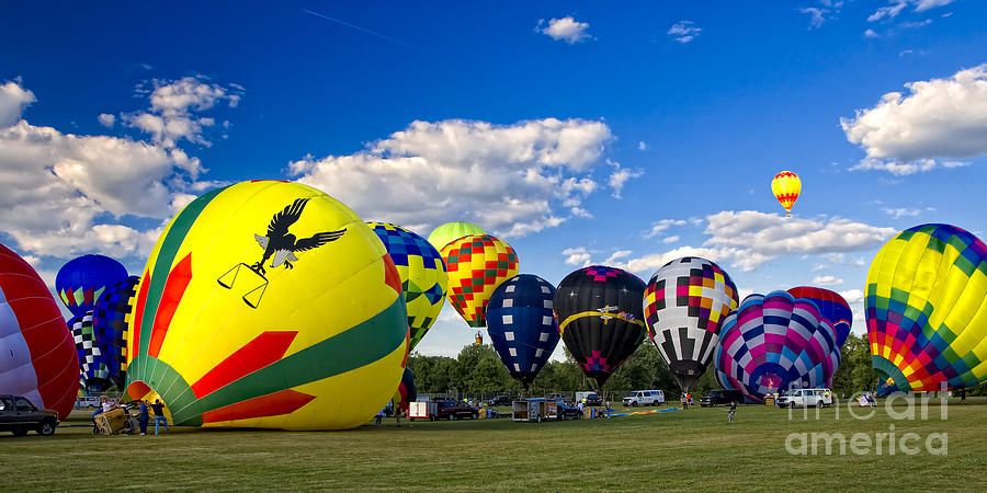 Hot Air Balloon Festival Photograph by Timothy Hacker