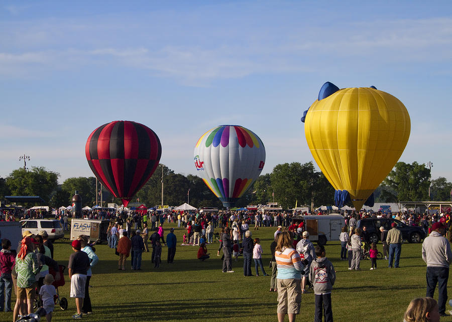 Hot Air Balloon Fun Photograph by Kathy Clark