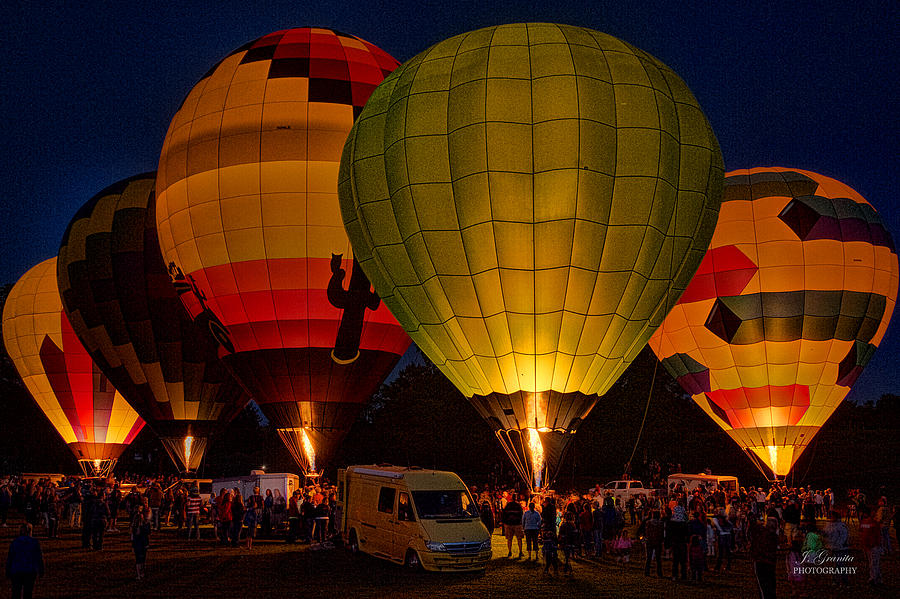 Hot Air Balloon Glow Photograph by Joe Granita