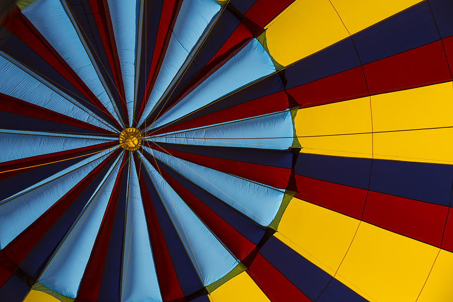 Hot air balloon graphic Photograph by Garry Gay