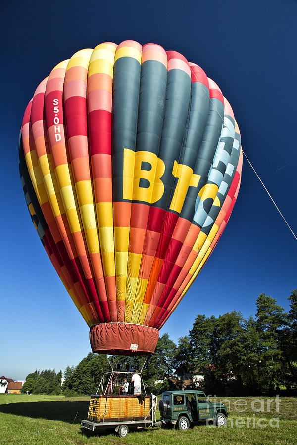 Hot Air Balloon In Slovenia Photograph by Timothy Hacker