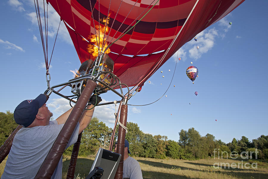 Hot Air Balloon Photograph by Jim West