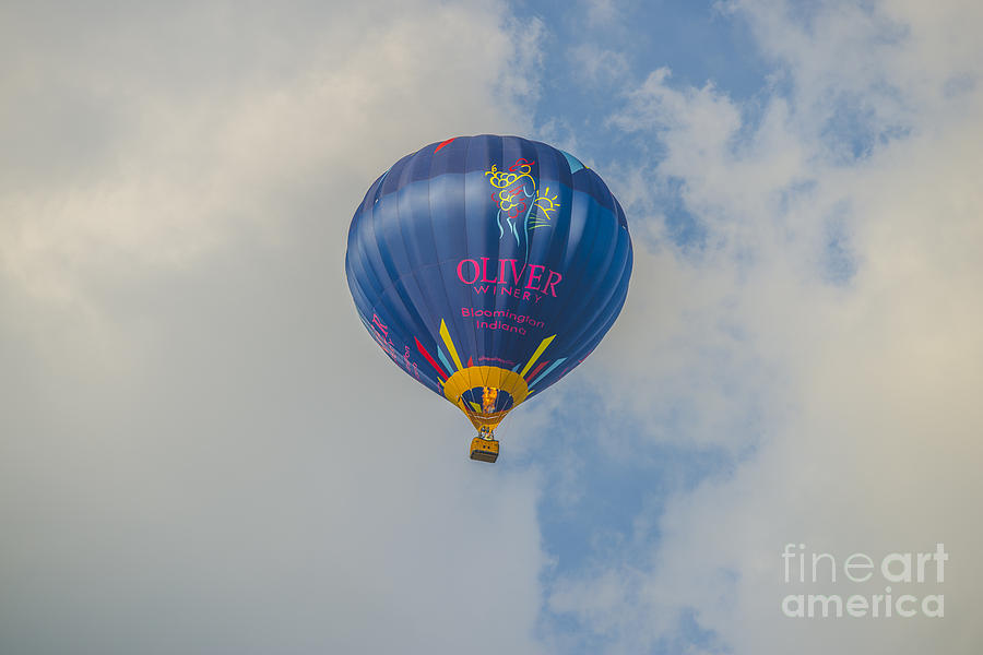 Hot Air Balloon OW 11 Photograph by David Haskett II