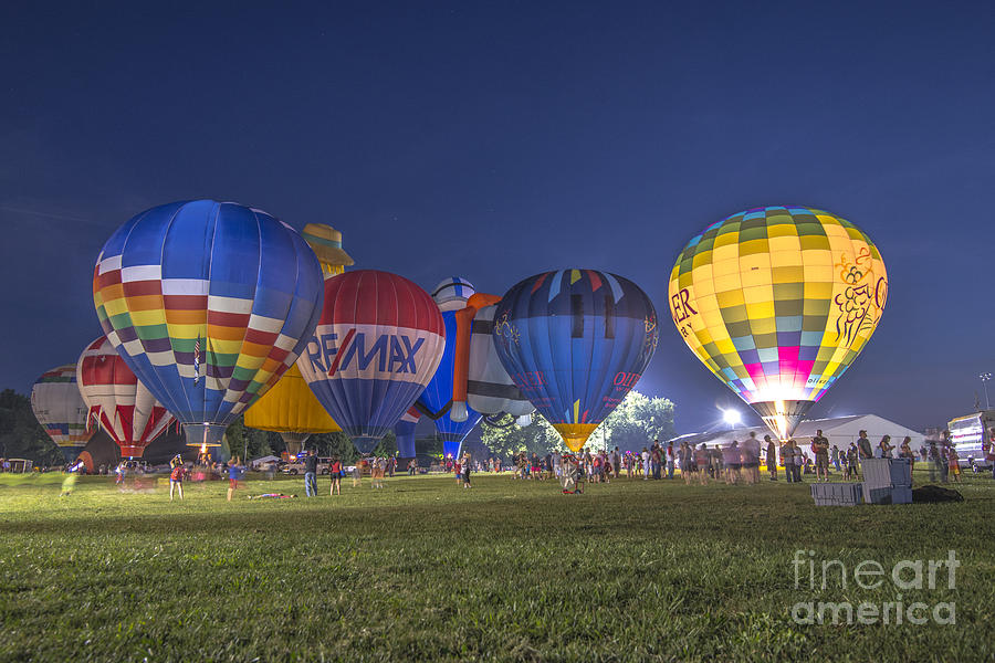 Summer Photograph - Hot Air Balloon OW 4 by David Haskett II