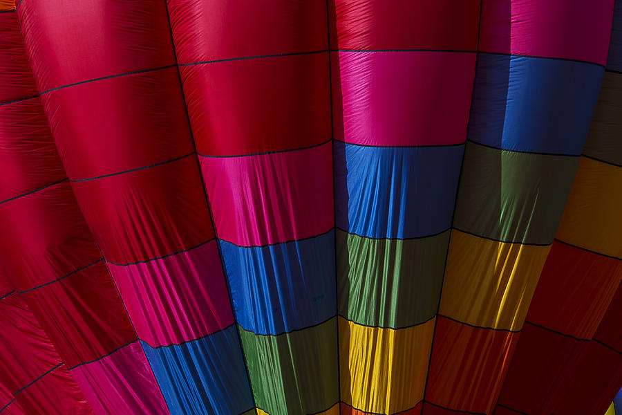 Space Photograph - Hot Air Balloon Pattern by Garry Gay