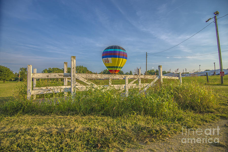Summer Photograph - Hot Air Balloon Riley 3 by David Haskett II