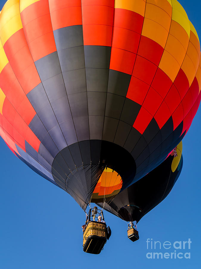 Hot Air Ballooning Photograph by Edward Fielding