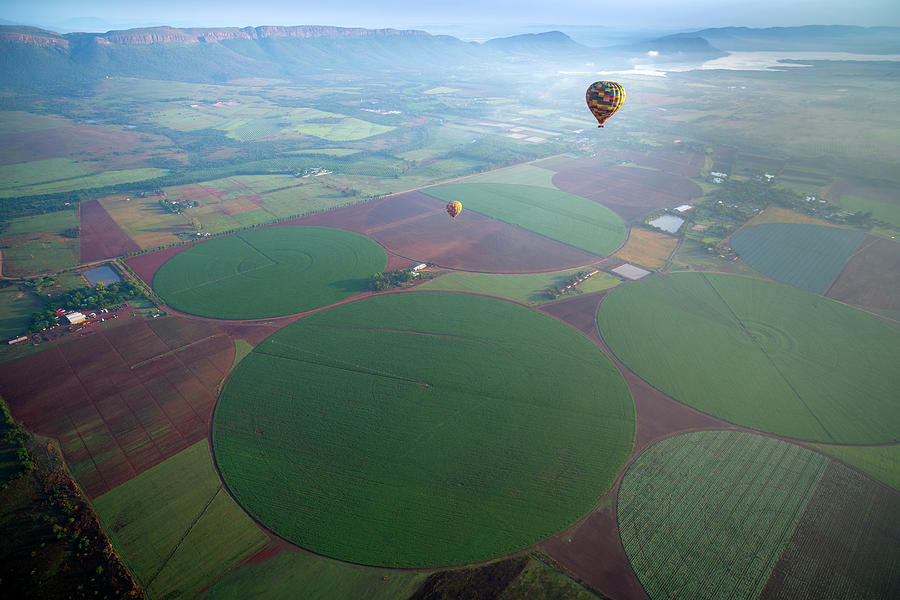 Hot Air Ballooning, South Africa Photograph by Mark Edward Harris