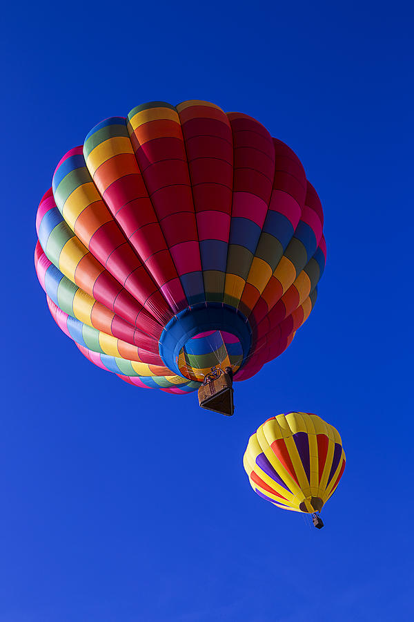 Hot Air Ballooning Together Photograph by Garry Gay