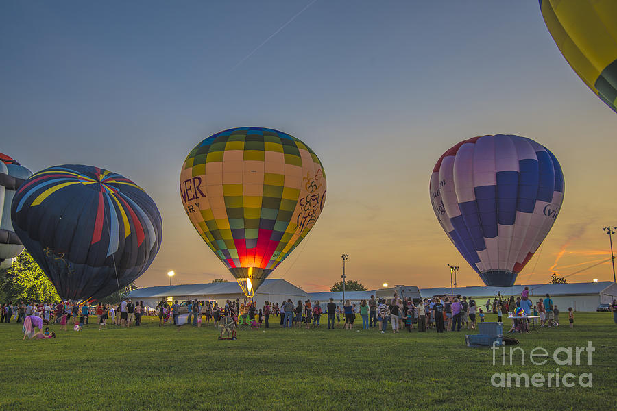 Summer Photograph - Hot Air Balloons 10 by David Haskett II