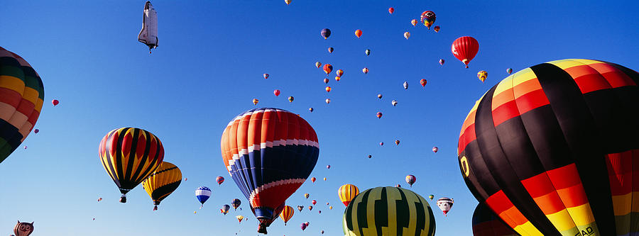 Albuquerque Photograph - Hot Air Balloons At The International by Panoramic Images